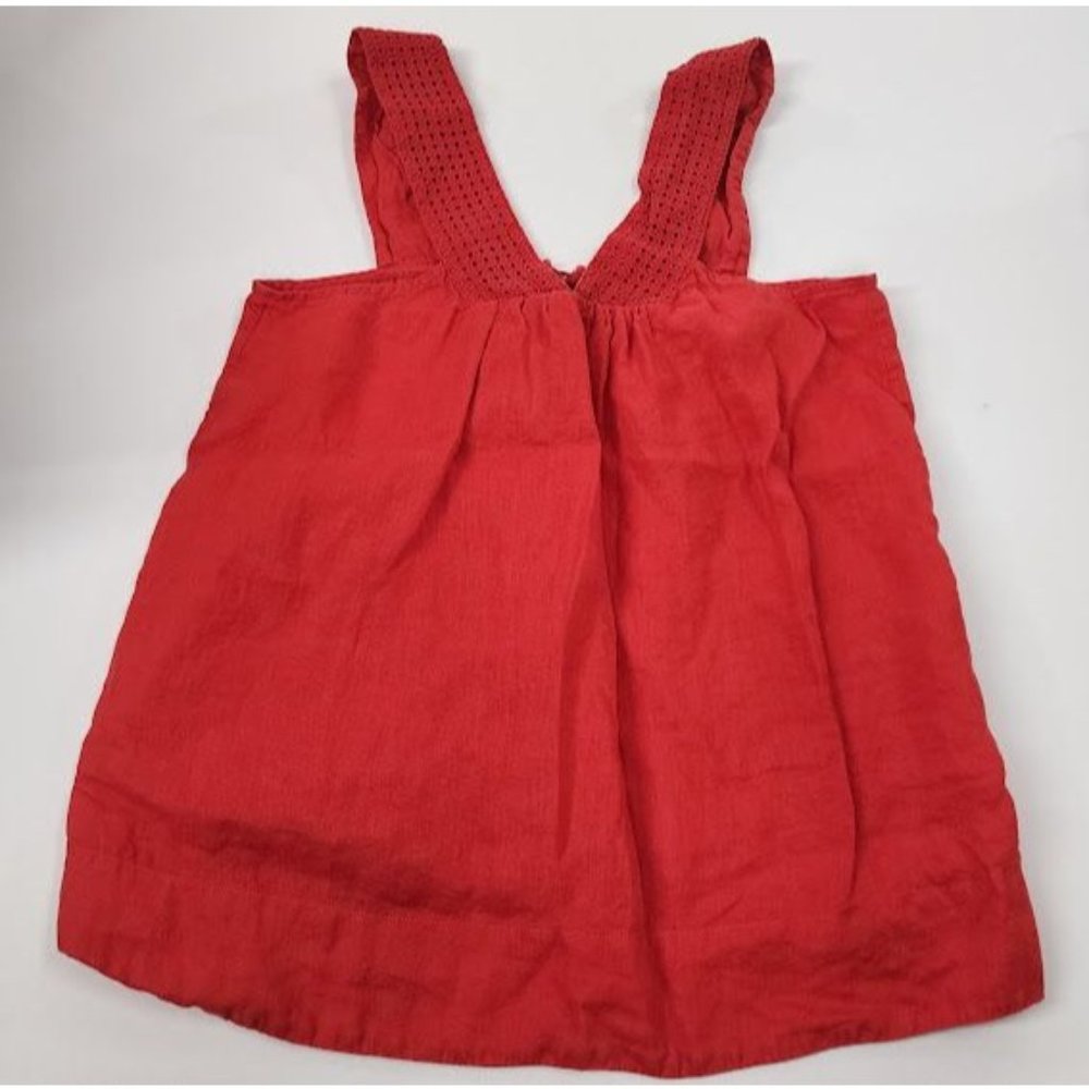 J Crew Burnt Orange Linen Comfy Tank Top Size 6